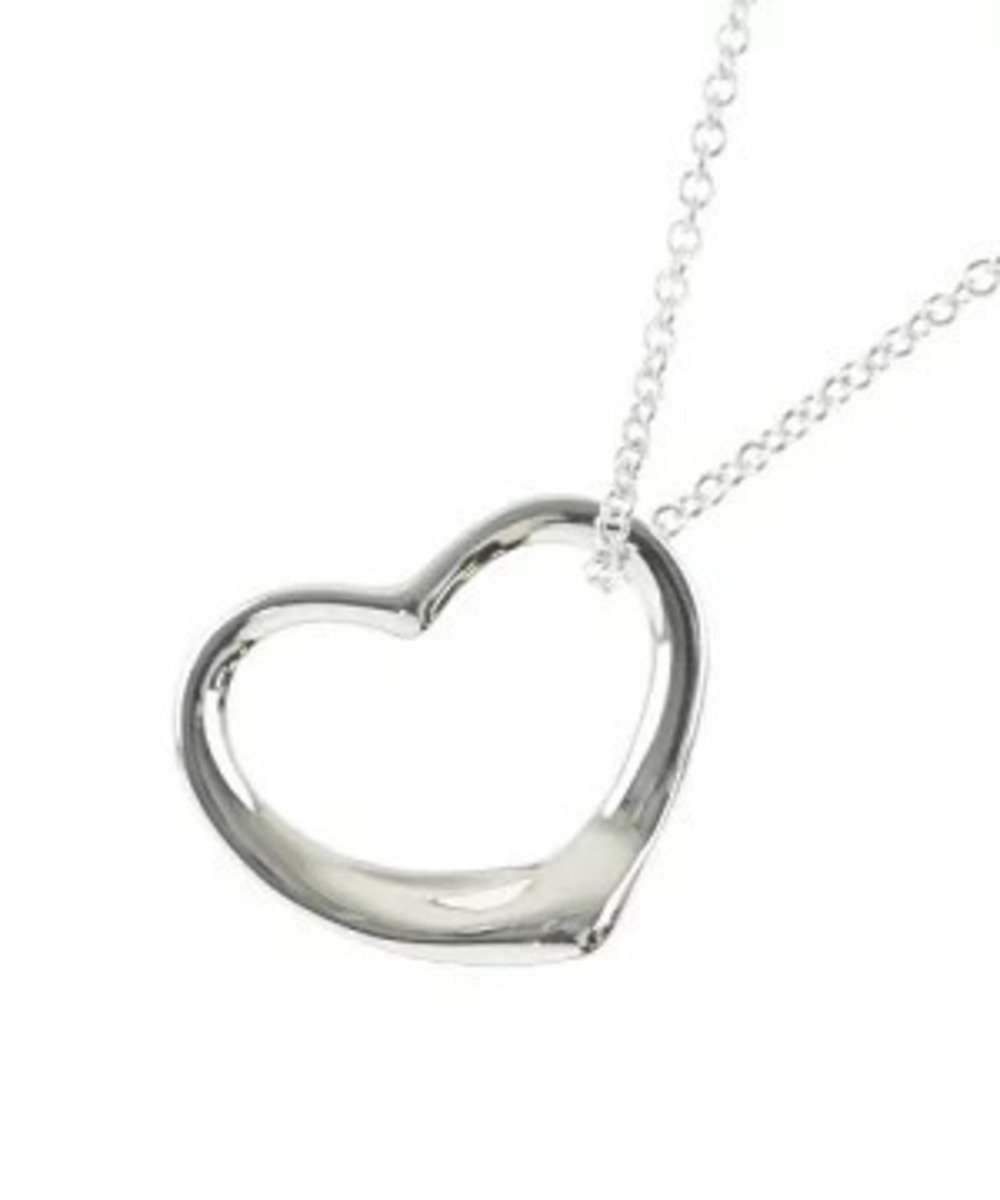 Tiffany Co Paloma Picasso Loving Heart Pendant Necklace Sterling Silver